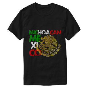 Michoacan Mexico Vlag  T-shirt
