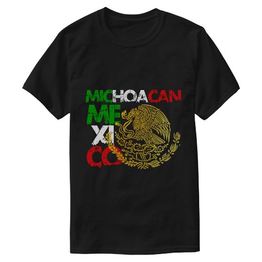 Michoacan Mexico Vlag  T-shirt