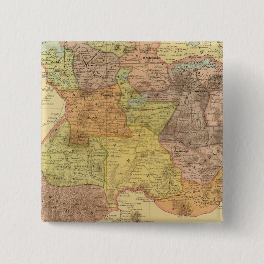 Michoacan Vierkante Button 5,1 Cm (Voorkant)