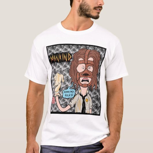 Mick Foley T-ShirtManBUTT! T-shirt (Voorkant)