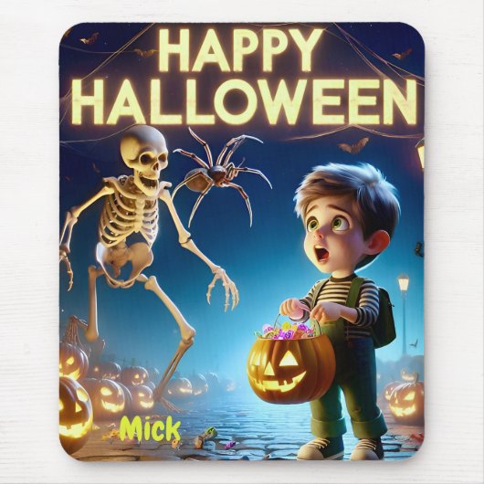 MICK ~ Happy Halloween ~ Mousepad Muismat (Voorkant)