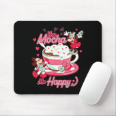 Mickey &amp; Minnie Valentine's Day You Mocha Me H Muismat (Met muis)