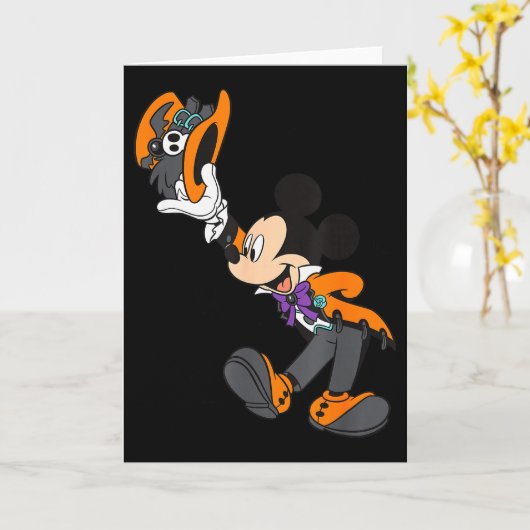 Mickey And Friends Halloween Costume  Kaart (Gele Bloem)