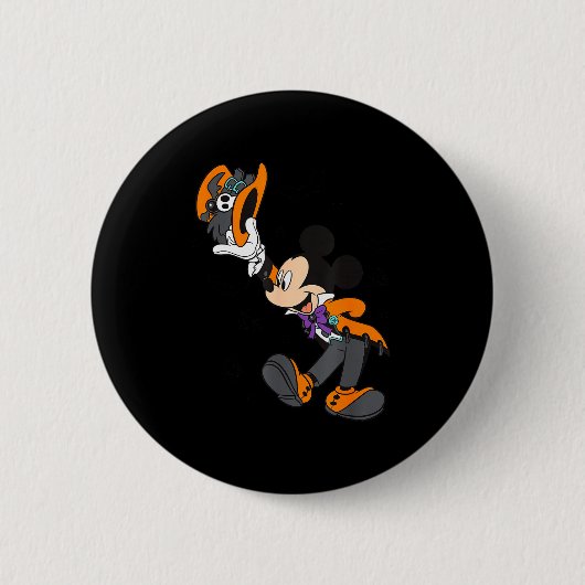Mickey en vrienden Halloween kostuum  Ronde Button 5,7 Cm (Voorkant)