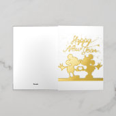 Mickey Folded Foil Holiday Card Folie Feestdagenkaart (Buiten Laag)