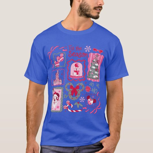 Mickey Kerstman Kerstmis grappig T-shirt (Voorkant)