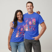 Mickey Kerstman Kerstmis grappig T-shirt (Unisex)