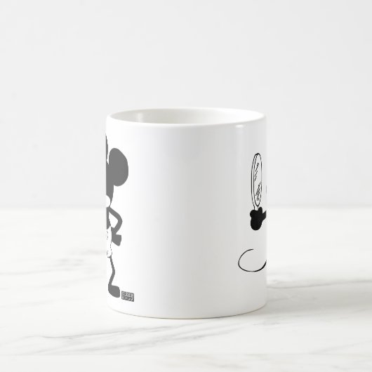 Mickey - Looking in the Mirror (Plane Crazy, 1929) Koffiemok (Center)