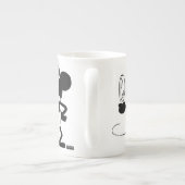 Mickey - Looking in the Mirror (Plane Crazy, 1929) Porselein Kop (Achterkant)