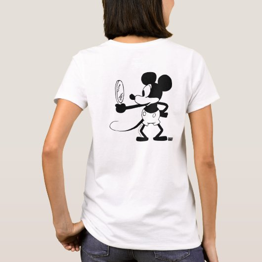 Mickey - Looking in the Mirror (Plane Crazy, 1929) T-shirt (Achterkant)