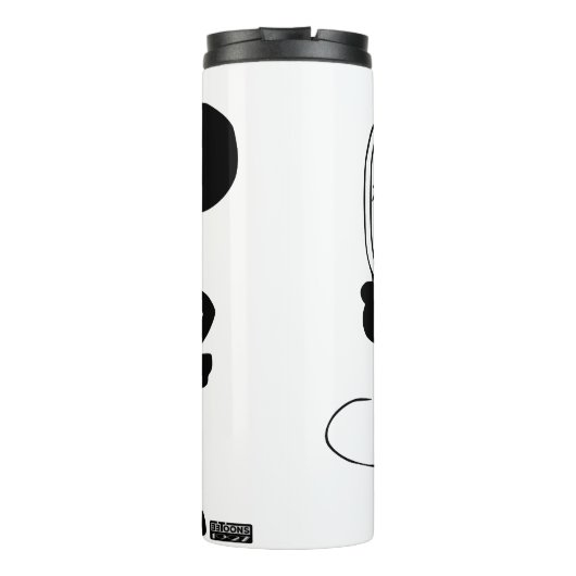 Mickey - Looking in the Mirror (Plane Crazy, 1929) Thermosbeker (Achterkant)