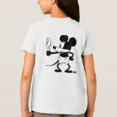 Mickey - Looking in the Mirror (Plane Crazy, 1929) Tri-Blend Shirt (Achterkant)