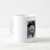 Mickey Mantle op een 11oz. Klassieke Mok (Voorkant links)