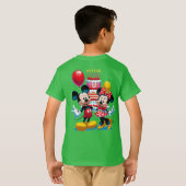 Mickey & Minnie Birthday Bash Celebration T-shirt (Achterkant volledig)