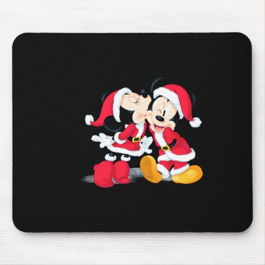 Mickey Minnie Jingle Bell Fun  Muismat (Voorkant)