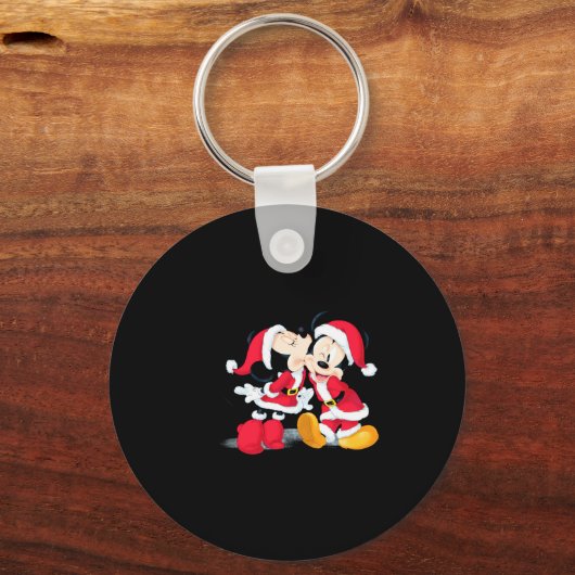 Mickey Minnie Jingle Bell Fun  Sleutelhanger (Voorkant)