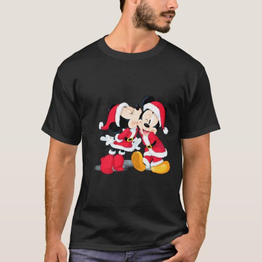 Mickey Minnie Jingle Bell Fun  T-shirt (Voorkant)