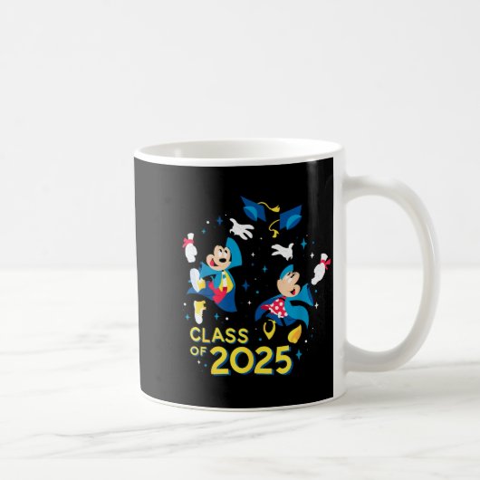 Mickey & minnie mouse afstudeerklas 2025 koffiemok (Rechts)