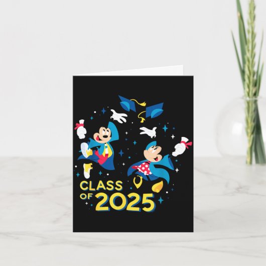 Mickey & minnie mouse eindexamenklas 2025 kaart (Voorkant)
