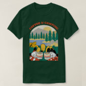 Mickey & Minnie MouseCoffee & Camping T-shirt (Design voorkant)