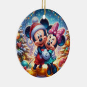 Mickey Minnie-Ornament Keramisch Ornament (Rechts)