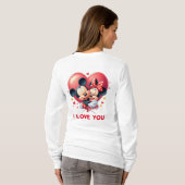 Mickey & Minnie's tijdloze liefde T-shirt (Achterkant volledig)