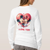 Mickey & Minnie's tijdloze liefde T-shirt (Achterkant)
