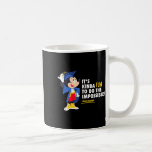 Mickey mouse afstuderen nieuwe afgestudeerde doet koffiemok