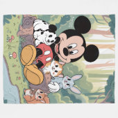 Mickey Mouse Dekentje Fleece Deken (Voorkant (Horizontaal))