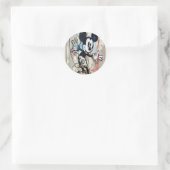 Mickey Mouse Graffiti Kunst Straatstijl Schilderen Ronde Sticker (Tas)