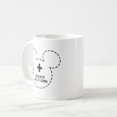 Mickey Mouse Icoon Beker Sjabloon Koffiemok (Voorkant links)