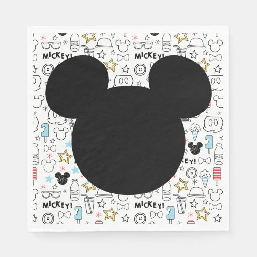 Mickey Mouse leuke verjaardagsfeest servet (Voorkant)