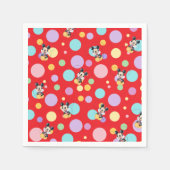 Mickey Mouse Polka Dot  red Baby Shower Servet (Voorkant)