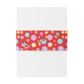 Mickey Mouse Polka Dot  red Baby Shower Uitnodigingen Wikkel (Achterkant Voorbeeld)