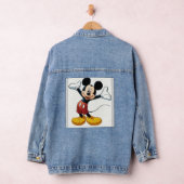 Mickey Mouse Pompoen Karakter – Halloween Cartoon Denim Jacket (Hangar)