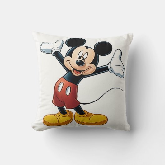 Mickey Mouse Pompoen Karakter – Halloween Cartoon Kussen (Voorkant)