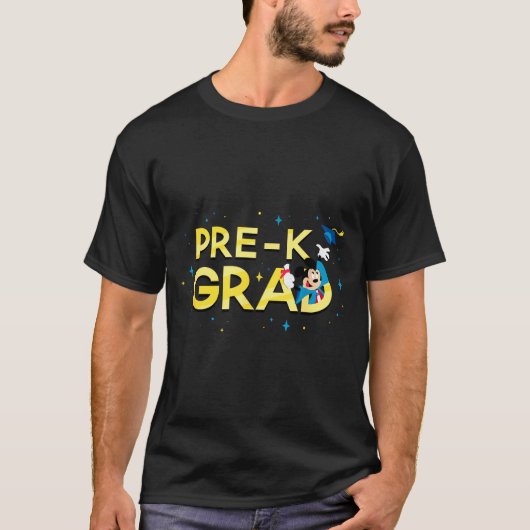 Mickey Mouse 'pre-k afgestudeerd' kleuterschool T-shirt (Voorkant)