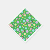 Mickey Mouse Stippen groene Baby Shower Servet (Hoek)