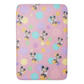 Mickey Mouse Stippen roze Baby Shower Badmat (Voorkant Verticaal)