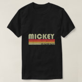 MICKEY Name Personalized Retro  T-shirt (Design voorkant)