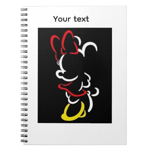 Mickey spiraal notebook notitieboek (Voorkant)