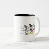 Mickey Tweekleurige Koffiemok (Voorkant rechts)