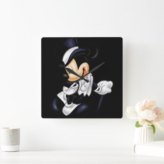 Mickey Vierkante Klok (Huis)