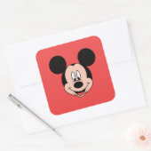 Mickey Vierkante Sticker (Envelop)