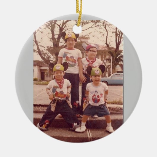 Mickey Woods Keramisch Ornament (Voorkant)
