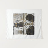 #MICKEYMOUSE Met #KERSTMISSTER Wandkleed (Voorkant (horizontaal))
