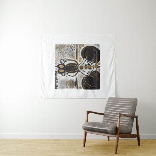 #MICKEYMOUSE With #CHRISTMASSTAR Wandkleed (In Situ (horizontaal))