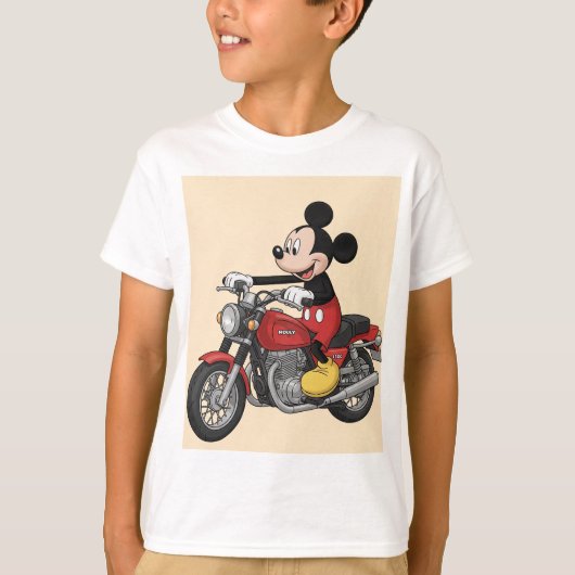 Mickey's Motorbike Adventure T-shirt (Voorkant)