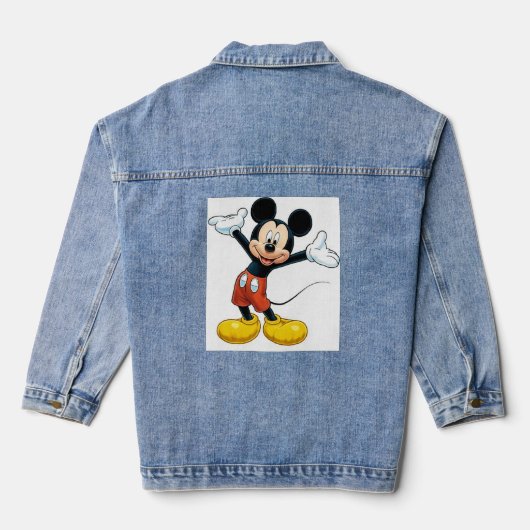 "Mickey's Pumpkin T-shirt" Denim Jacket (Achterkant)