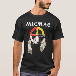Micmac Mi'kmaq Nation Indian Tribe Medicine Wheel T-shirt